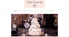 Desktop Screenshot of cakescreativelybycrystal.com